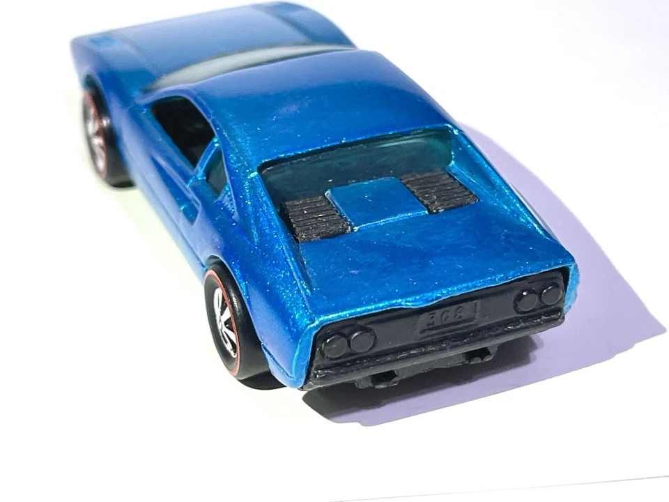 De colección 1977 Hot Wheels Diecast Ferrari 308 Race-Bait Hecho a Medida SpectraFlame Azul Foto 4 de 4