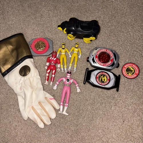 Vintage Power Rangers Toy Lot Untested