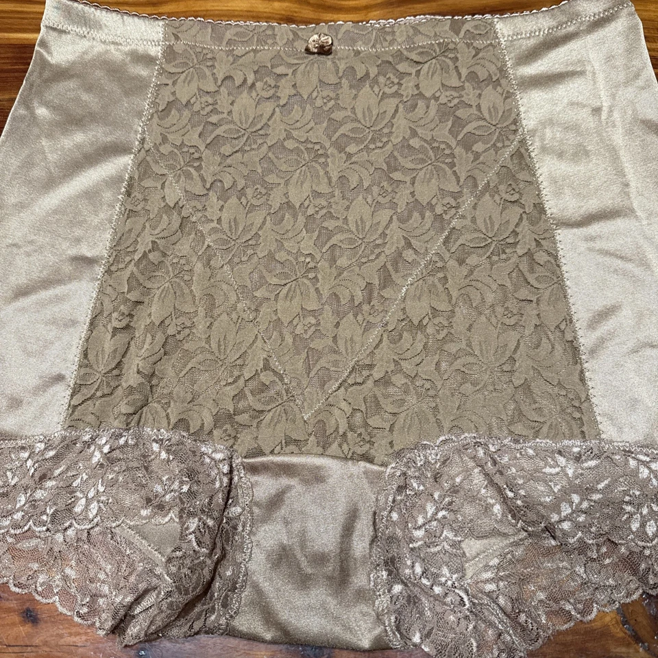 Paquete de 2 pantalones cortos bragas de encaje de cintura alta de cintura alta para mujer Foto 3 de 4