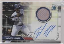 2019 Bowman Chrome Relics 26/75 Miguel Andujar #BCAR-MAN Auto b8h