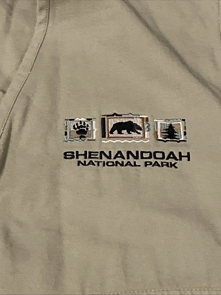 CHALECO PARQUE NACIONAL 10 BOLSILLOS XL ADULTO Caqui Shenandoah Senderismo Aire Libre Xtra Grande Foto 2 de 4