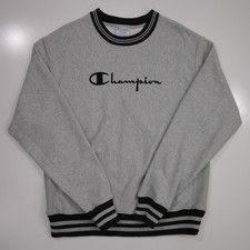 Vintage 90s Champion Reverse Weave Spellout Script Sweatshirt MEDIUM Made In USA