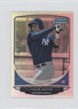 2013 Bowman Cream of the Crop Chrome Mini Refractor Tyler Austin #CC-NYY3 0c0