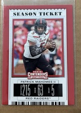 2019 Panini Contenders Draft Picks - Season Ticket Patrick Mahomes II #79