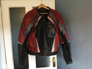 mens motorcycle leather suit 2 piece