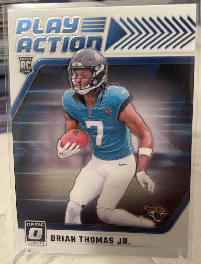 2024 Panini Donruss Optic Brian Thomas Jr. #7 Rookie RC Play Action Jaguars