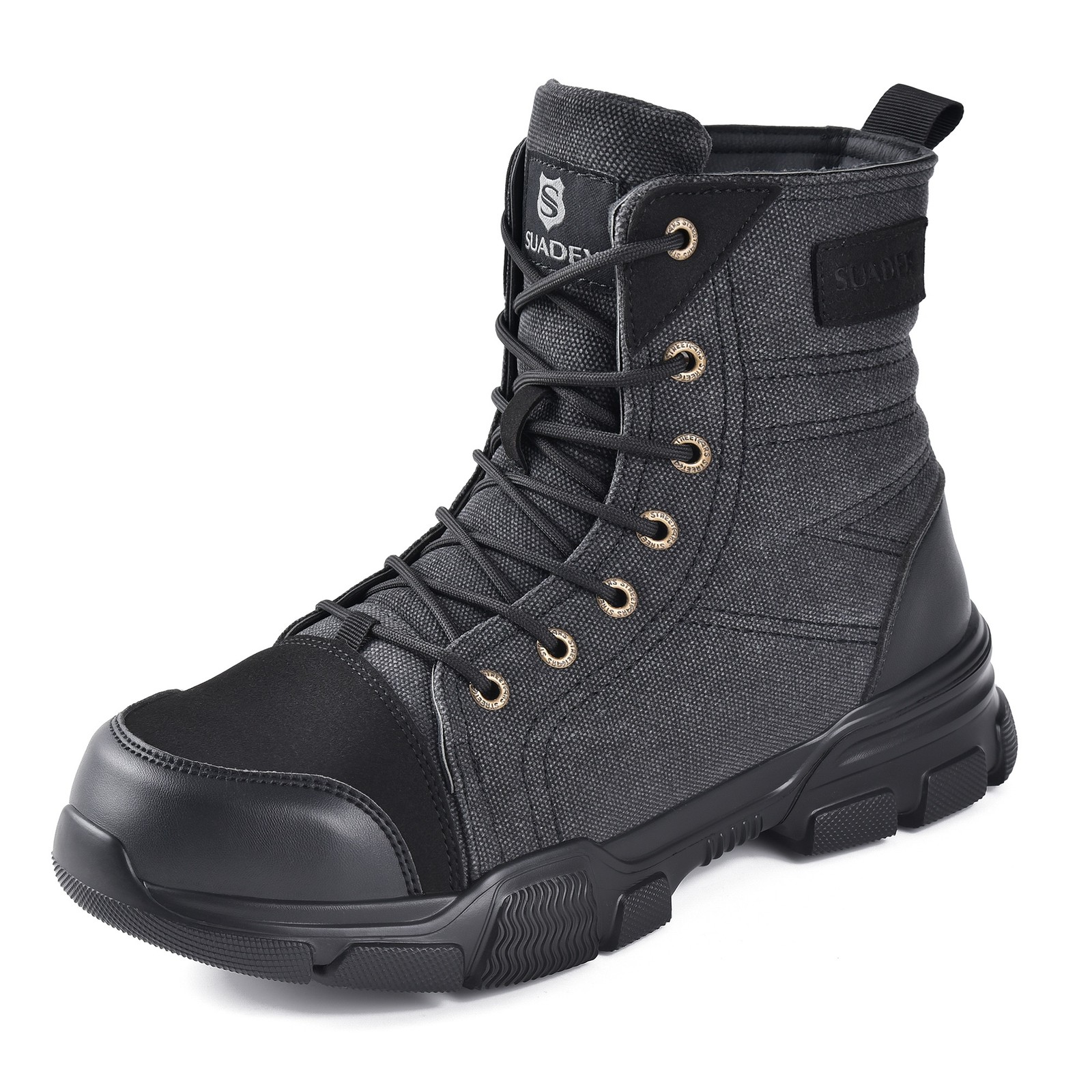 Women Steel Toe Boots Indestructible Non Slip Boot Safety Construction Shoes