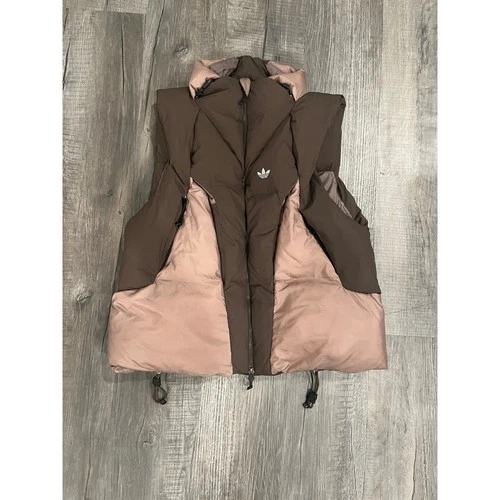 Hamcus x adidas Originals Puffer Vest Brown Mauve Techwear Modular Gilet Mens - product listing photo