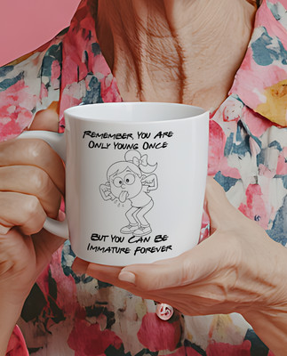 Lustige Tasse Unreife Forever für Sie | Freches Geschenk für Mama, Frau, Oma