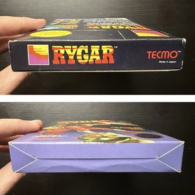 Rygar Completo en Caja CIB Hangtab con Pegatina MiJ! (Nintendo, NES 1987) RARO🔥