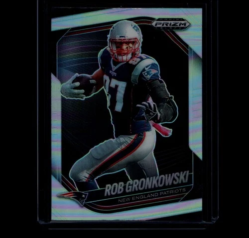 2025 Panini Prizm Black Football Silver Rob Gronkowski #52