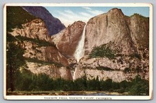 Vintage Postcard Yosemite Falls Valley California Pacific Novelty Y135