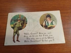 Military Telephone Humor 1920 WW1 WWI Ada Oklahoma Postmark Postcard