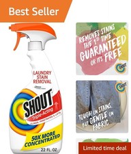 Effective Laundry Stain Remover Spray - 22oz Prewash Solution for Tough Stains