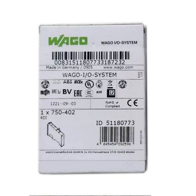 750-402 NEU WAGO 750402 4 Channel Digital Input Module 24VDC