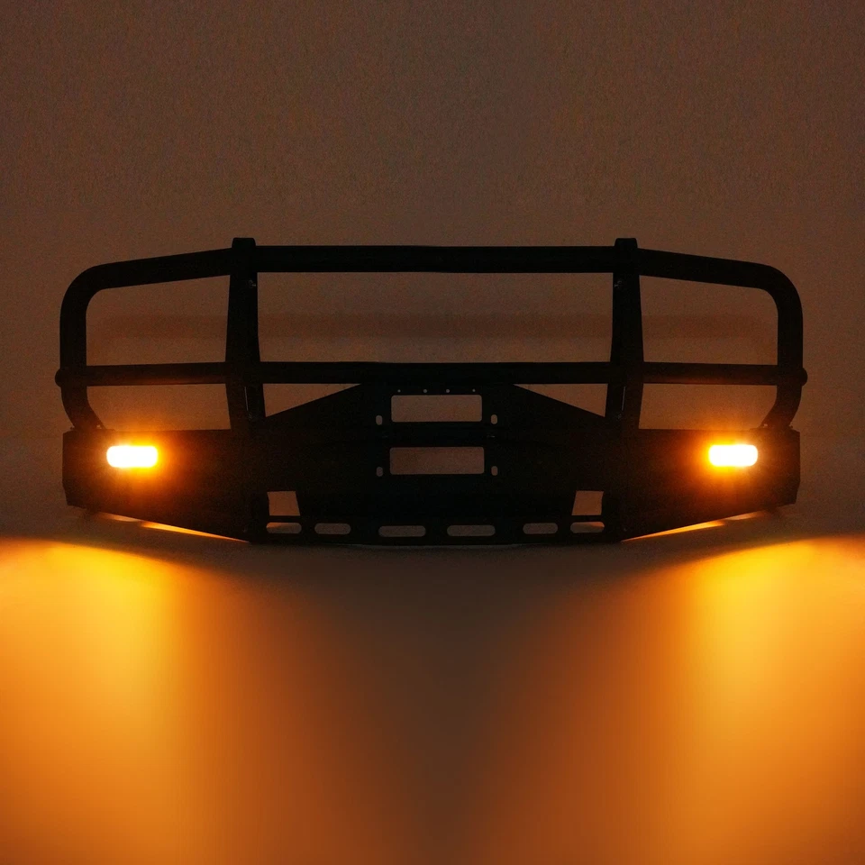 For GMC/ Chevrolet C/K 1500 2500 3500 88-00 Steel Front Bumper w/Light Off-road - Image 2 of 4