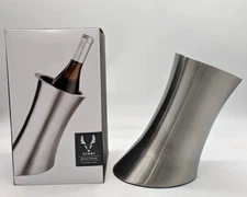 *SEE DETAILS* Viski Convex Harrison Stainless Steel Wine Chiller