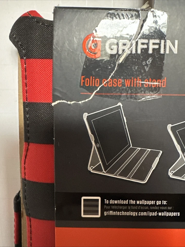 Griffin IPad Case Cabana Journal IPad 3rd & 4th generation + IPad 2 Black & Red - Image 3 of 3