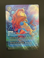 Mufasa Ruler of Pride Rock Enchanted EN5 217/204 Disney Lorcana Shimmering Skies