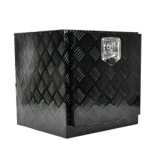 18"x17"x18" Aluminum Truck Bed Box Trailer Tongue Tool Box Pickup Storage RV