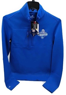 NEW: Antigua LA Dodgers Insider 1/4 Zip Pullover Women's Blue Sz Small (#D2-C3)