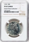 1910 Proof Barber Half Dollar NGC PF67 PR67 - only 551 proofs minted in 1910