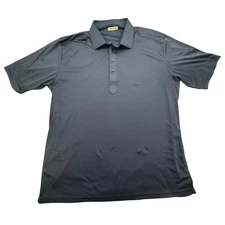 Collars & Co. Polo Shirt Mens XL Navy Blue Relaxed Fit Golf Casual Lightweight