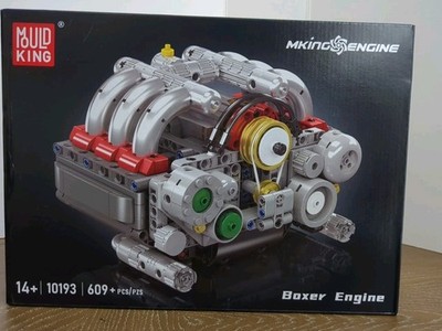 Mould King 10193 Porsche Flat-6 Engine Model Building Set | 609 Pcs NEW 