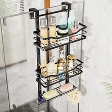Over the Door Shower Caddy - 3 Tier Adjustable Shower Organizer Hanging with ...