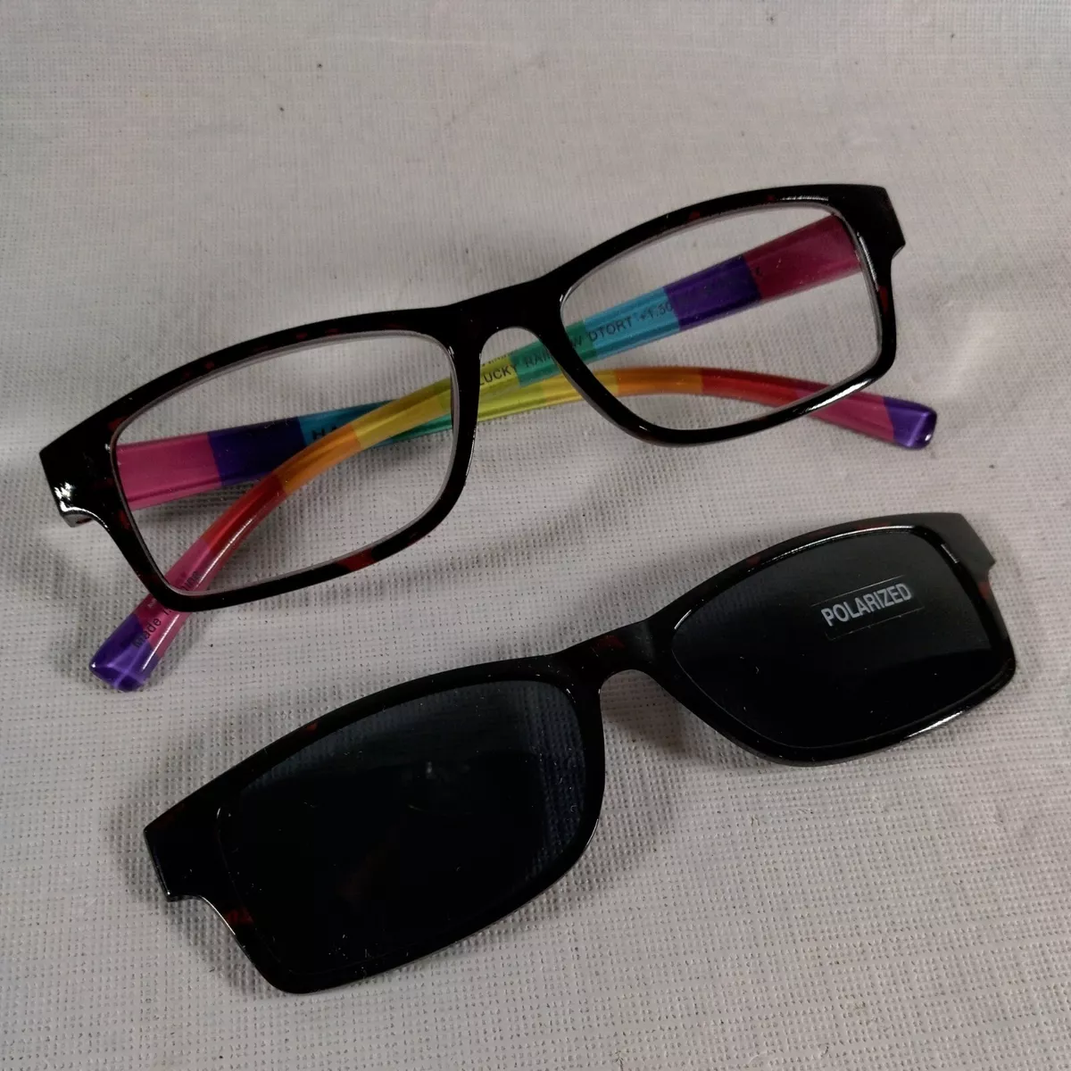 3 Packs Hard Candy 1.50 Clear Reading Glasses Sunglasses with Case