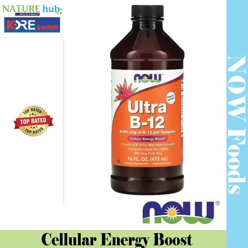 NOW Foods, Ultra B-12, 5,000 mcg, 16 fl oz (473 ml)