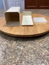 Tupperware 3 Piece 1 lb. Velveeta/Butter Keeper 1827 1828 1829  with Lid & Tray