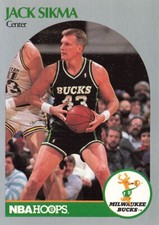 1990 Hoops #183 Jack Sikma Milwaukee Bucks