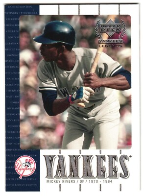 Mickey Rivers 2000 Upper Deck MLB Card #44