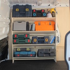Renault Trafic Traffic 2015+ Toolbox Storage Van Racking Shelving OS Front