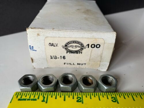 3/8" 1/2" Hex Bolt Washer Stainless Steel or Galvanized Fastener Jamestown NEW - Picture 2 of 12