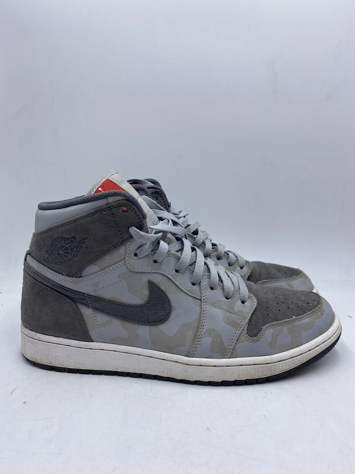 Air Jordan 1 Retro Alto Top Premium Gris Lobo Para Hombre Talla 12 AA3993-027 Foto 4 de 4