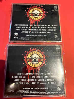 Guns N' Roses USE YOUR ILLUSION Ⅰ+ Ⅱ 1 2 Set CD Album JAPAN