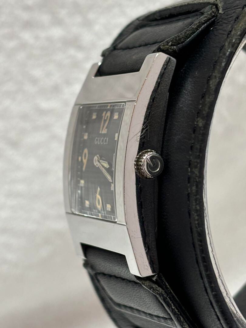 GUCCI 7700M 腕時計 Gucci 7700M Stainless Steel White Dial Swiss Quartz Men's