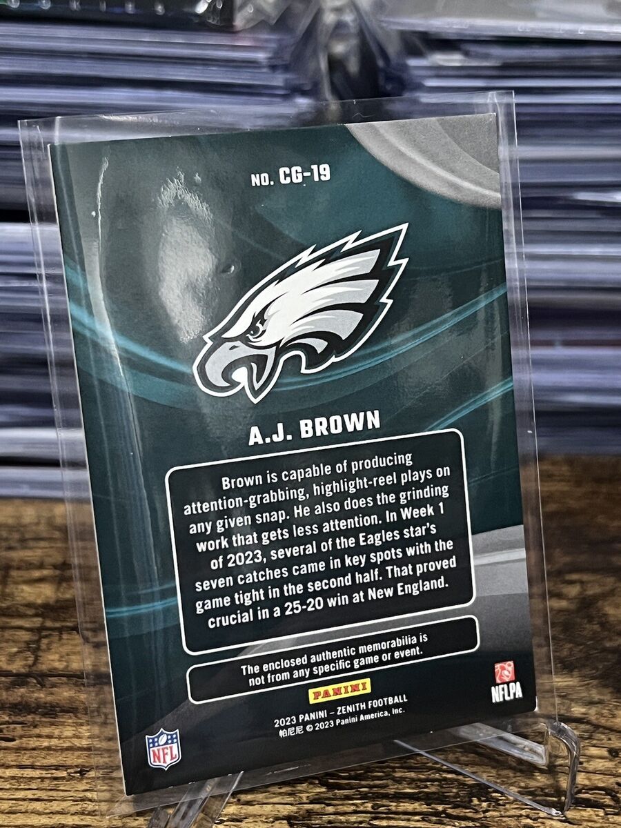 AJ BROWN - 2023 Zenith Football Color Guard Memorabilia #CG AJ BROWN - 2023 Zenith Football Color Guard Memorabilia #CG