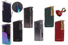 Scorch Torch Triple Flame  45 deg angle flame Torch Lighter W/ Cigar Punch