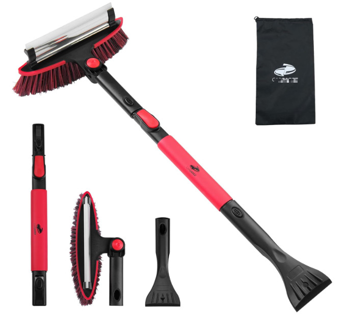 Ice Snow Scraper Car Broom Frost Clean Removal Window Brush Windshield Blade SUV