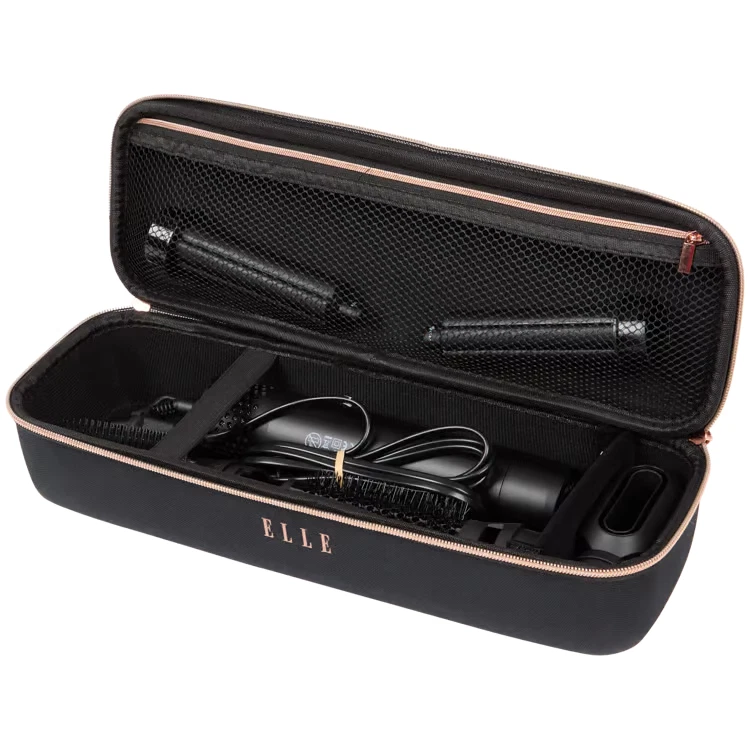 ELLE 5-in-1 Airstyler Lockenaufsatz Föhn Stylingbürste Volumenbürste 6-tlg. NEU - Bild 2 von 4