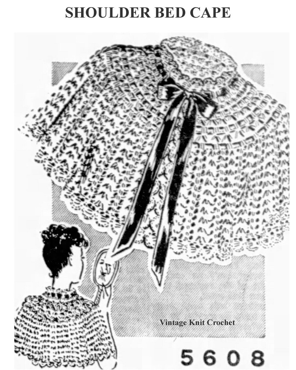Crochet Bed Jacket Pattern