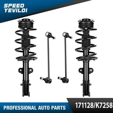 Front Struts w/Spring Sway Bars for 2008-2020 Dodge Grand Caravan Town & Country