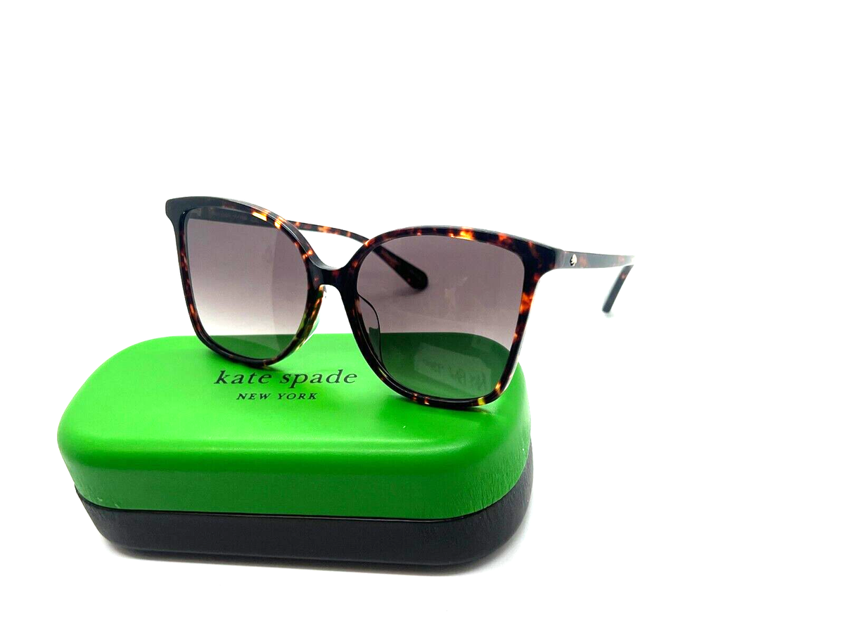 NEW KATE SPADE BRIGITTE/F/S 086HA DARK HAVANA BUTTERFLY 