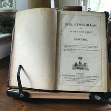 1866 Y Bibl Cyssergr-Lan, Sef Yr Hen Destament A’r Newydd - Welsh Bible
