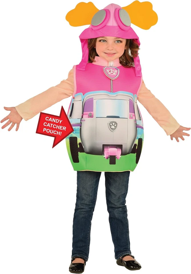 Disfraz de Cazador de Caramelos Skye 3D Patrulla Canina de Rubie, Pequeño Foto 2 de 4