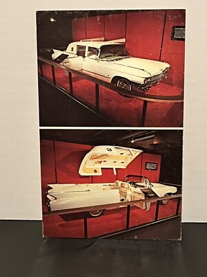 Elvis Presley Pink Museum Large Photo Postcard Cadillac Rare W/ Cancellation  81