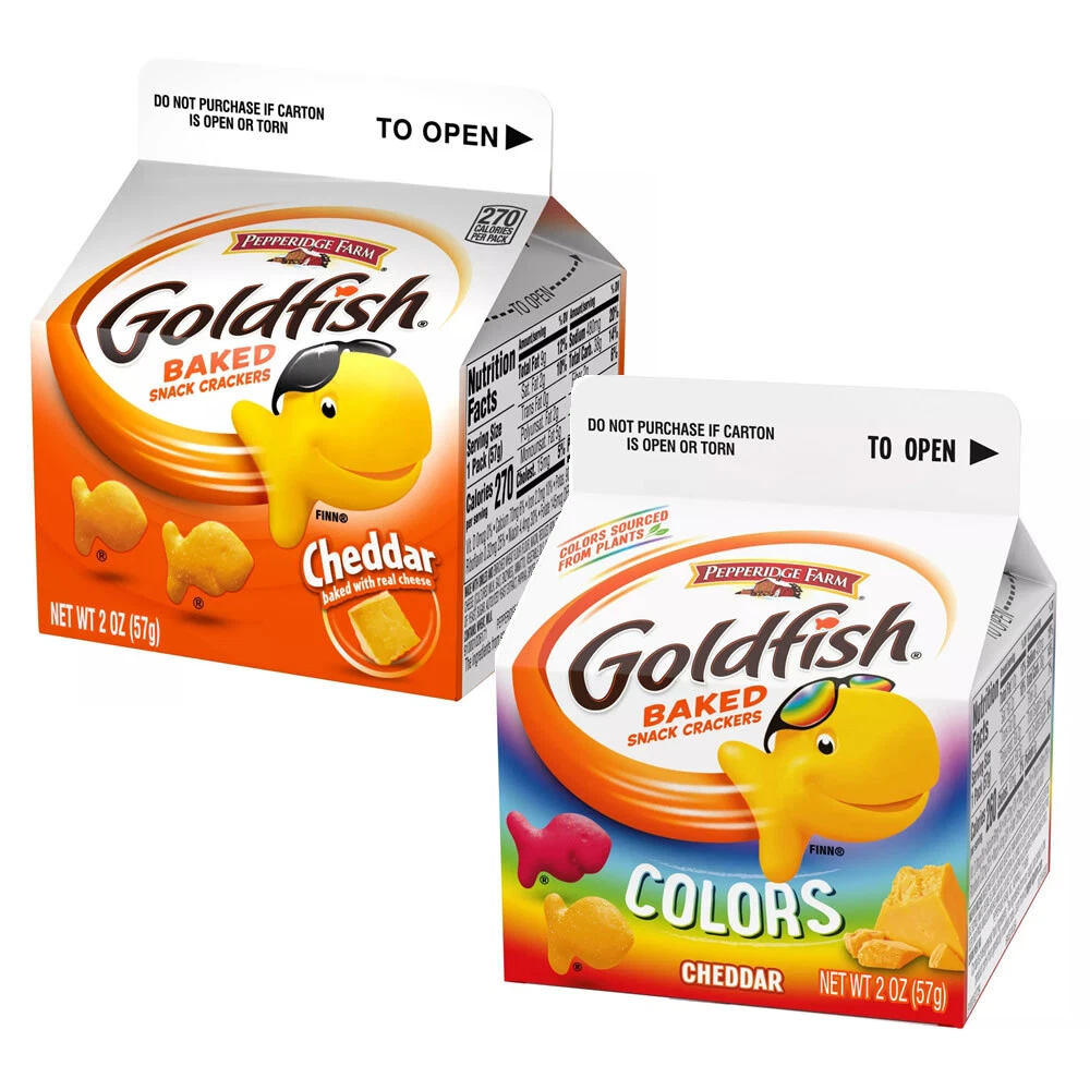 Goldfish Crackers Box